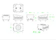 100W RGB IP65 láser exterior